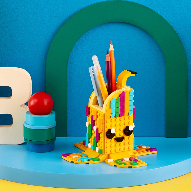 Конструктор LEGO DOTS Банан. Підставка для ручок 438 деталей (41948) - зображення 6