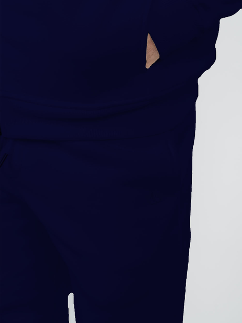 Bluza męska rozpinana streetwear z kapturem Vela Blu V22016N-663 XL Ciemnogranatowa (2000381935067) - obraz 3
