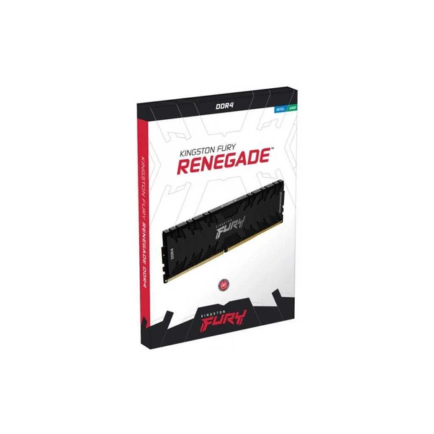 Модуль памяти Kingston DDR4 16Gb (2x8) Renegade Fury Black 3200Mhz (KF432C16RBK2/16) - изображение 2