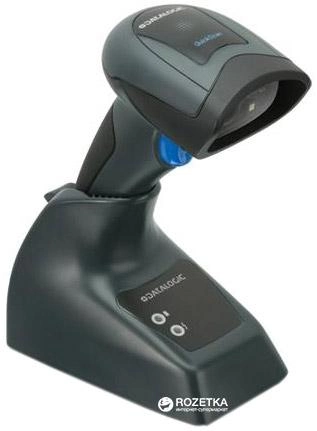Сканер 2D штрих-кодів Datalogic QuickScan I QBT2430 з базою Black (QBT2430-BK-BTK1) - зображення 2