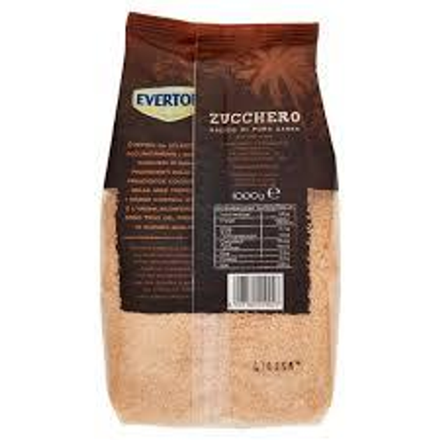 Коричневый тростниковый сахар Everton Zucchero grezzo di pura canna 1 ...