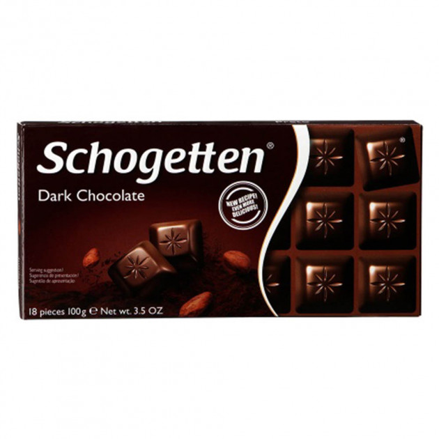 Черный шоколад Schogetten Dark Chocolate 100г – купить в Украине ...
