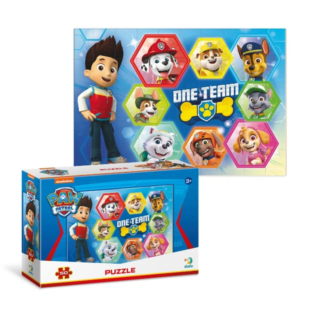 Детские пазлы "Одна команда" 50 элементов 7х28х18 см Paw Patrol (2000002416920) - изображение 2