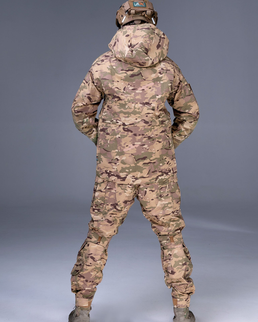Комплект военной штурмовой формы UATAC Gen 5.2 XXL Мультикам Степь. Штаны + Куртка - изображение 2