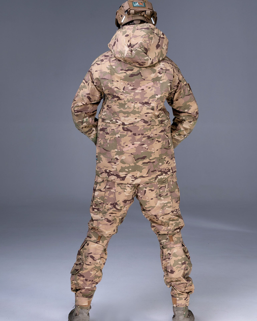 Комплект військової штурмової форми UATAC Gen 5.2 M Мультикам Степ. Штани + Куртка - зображення 2