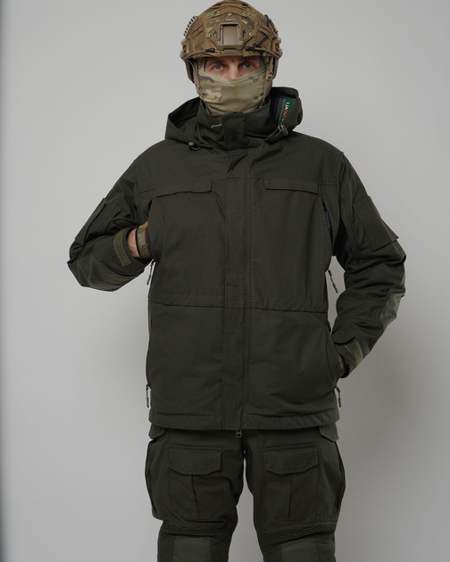 Тактична штурмова куртка UATAC Gen 5.2 M Олива з флісовою парою - зображення 1