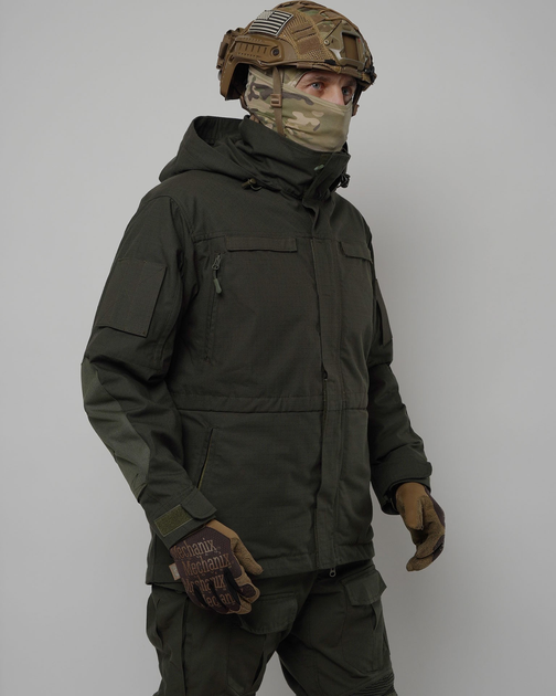 Тактична штурмова куртка UATAC Gen 5.2 M Олива з флісовою парою - зображення 2