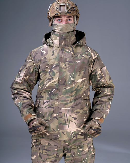Тактическая штурмовая куртка UATAC Gen 5.2 XXL Мультикам FOREST Лес c флисовой парой - изображение 1