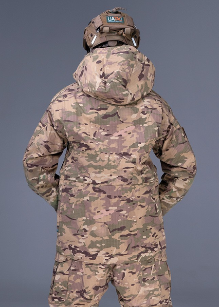 Тактична штурмова куртка UATAC Gen 5.2 M Мультикам Степ з флісовою парою - зображення 2