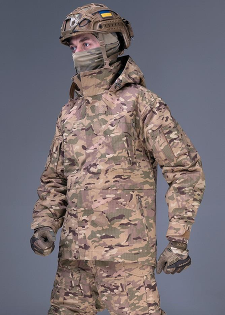 Тактична штурмова куртка UATAC Gen 5.2 XL Мультикам Степ з флісовою парою - зображення 1