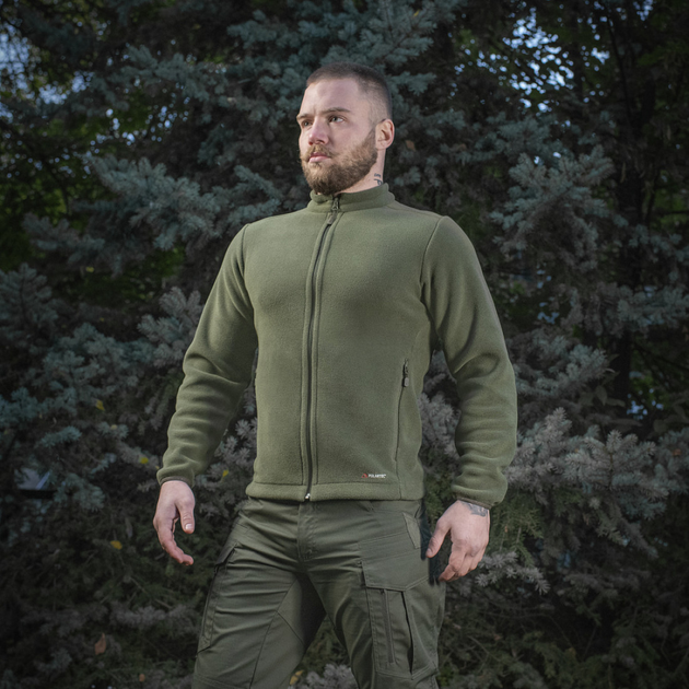 Фліс тактичний M-Tac Nord Fleece Polartec, оливковий, М - изображение 1