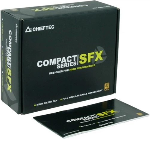Блок питания Chiefteс COMPACT CSN-450C SFX 80mm 450W 80Plus GOLD Modular Retail Box - изображение 3