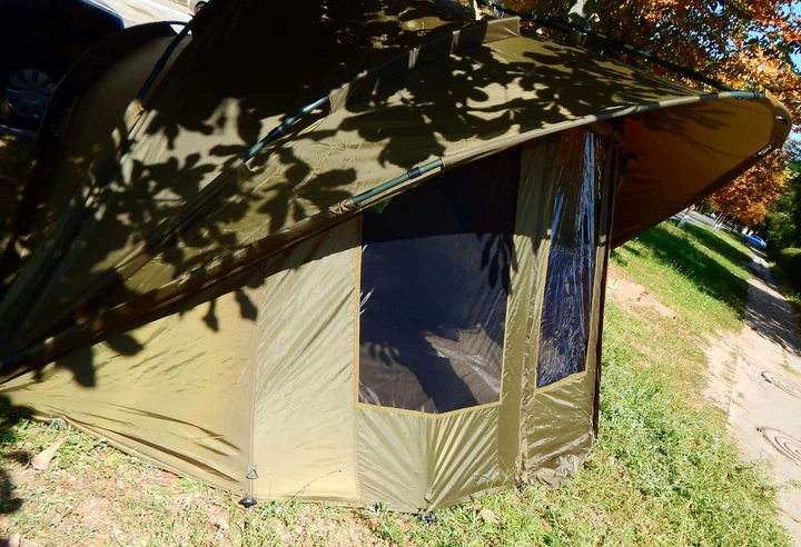 Похідна трьохмісна палатка Ranger EXP 3-mann Bivvy RA6608 Olive-Green - зображення 9