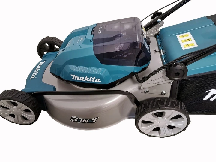 Газонокосилка аккумуляторная Makita DLM460PT2 (46 см, 20-75 мм, 60 л, BL, LXT) - изображение 6