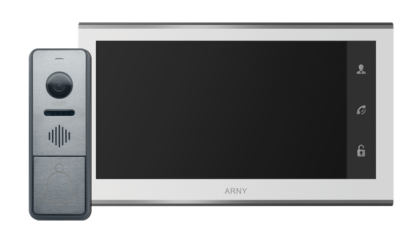 Комплект видеодомофона ARNY AVD-7330 WiFi Белый Графит - Фото 1 Комплект видеодомофона ARNY AVD-7330 WiFi Белый Графит - изображение 1