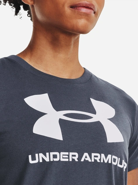 Футболка Under Armour UA Rival Logo 1356305-044 L (196040257754) - изображение 4