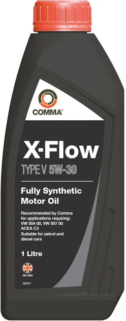 Моторное масло Comma X-FLOW TYPE LL 5W-30 5 л (XFLL5L) – фото, отзывы ...