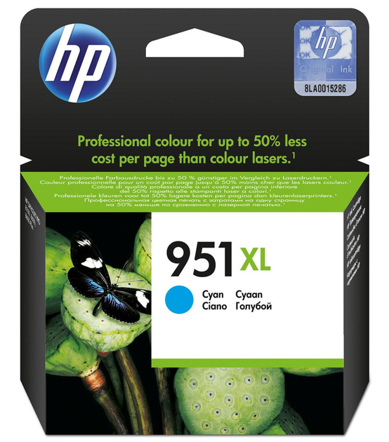 Tusz HP No.951 XL OJ Pro 8100 N811a/N811d Cyan (CN046AE) - obraz 1