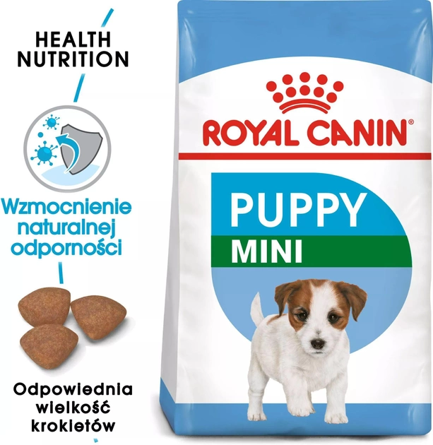 Sucha karma dla szczeniąt małych ras Royal Canin Puppy Mini do 10 miesiąca życia 4 kg (3182550793032) (94479) (30000402) - obraz 2