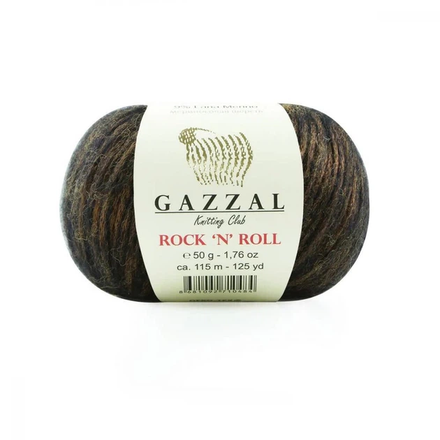 Пряжа Gazzal Rock N Roll 13907 - Фото 1 Пряжа Gazzal Rock N Roll 13907 - изображение 1