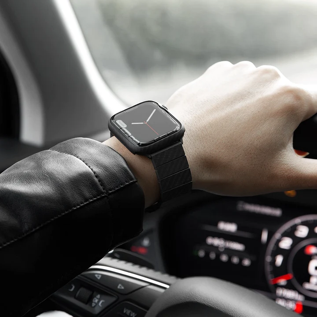 Набір Pitaka Air Case та Modern Carbon Fiber Watch Band для Apple Watch 7 45 mm (AWB1003, KW2002A) - Фото 8 Набір Pitaka Air Case та Modern Carbon Fiber Watch Band для Apple Watch 7 45 mm (AWB1003, KW2002A) - зображення 8