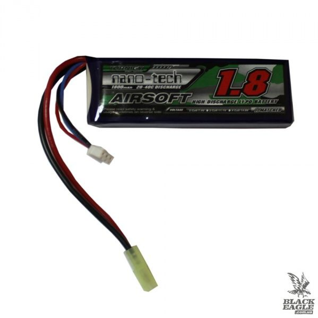 АКБ Turnigy LiPo 7.4v 1800mAh 20-40C - зображення 1