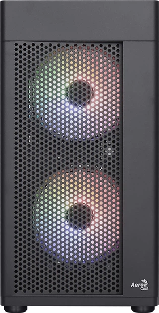 Obudowa AeroCool Hexform-G-BK-v2 bez zasilacza Black (ACCS-PV38033.11) - obraz 4