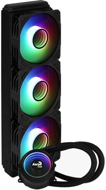 Система рідинного охолодження AeroCool Mirage L360 (AEROPGSMIRAGE-L360-B) - Фото 3 Система рідинного охолодження AeroCool Mirage L360 (AEROPGSMIRAGE-L360-B) - зображення 3