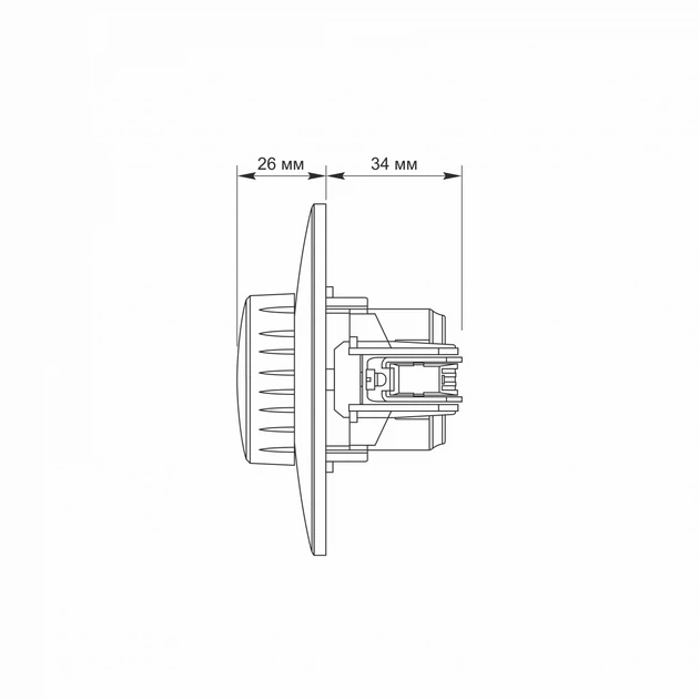 Димер LED 200Вт срібний шовк VIDEX BINERA (VF-BNDML200-SS) 26115 - Фото 6 Димер LED 200Вт срібний шовк VIDEX BINERA (VF-BNDML200-SS) 26115 - зображення 6