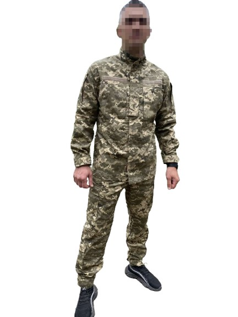 Тактическая военная форма, комплект китель + штаны, ВСУ пиксель, размер 54 - изображение 1