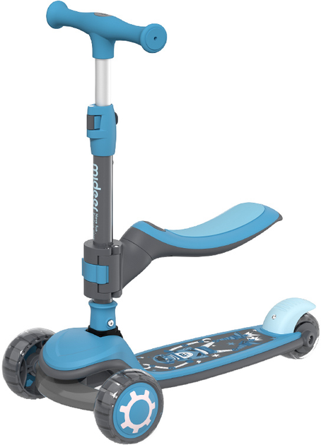 Самокат 2 в 1 MiDeer Косморобот (MD6101) – фото, відгуки ...