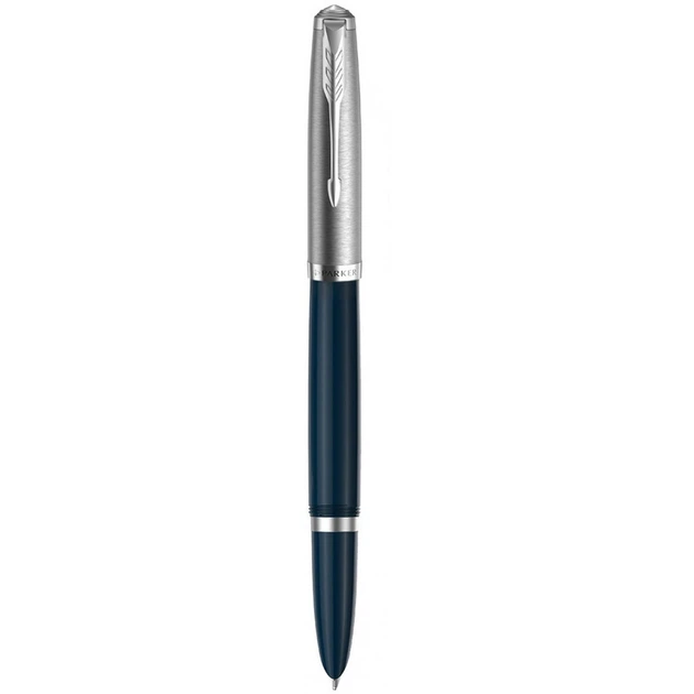 Ручка перьевая Parker PARKER 51 Midnight Blue CT FP F 55 211 - Фото 1 Ручка перьевая Parker PARKER 51 Midnight Blue CT FP F 55 211 - изображение 1