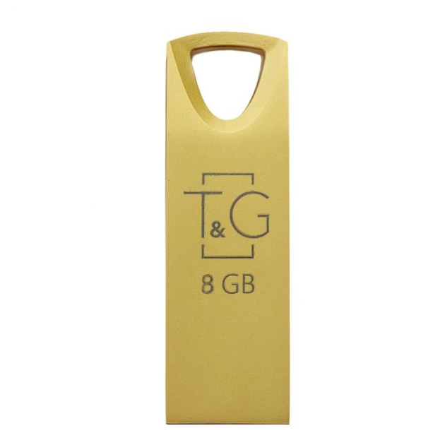 USB Флешка Flash Drive T&G 8gb Metal 117 Золотая – низкие цены, кредит ...