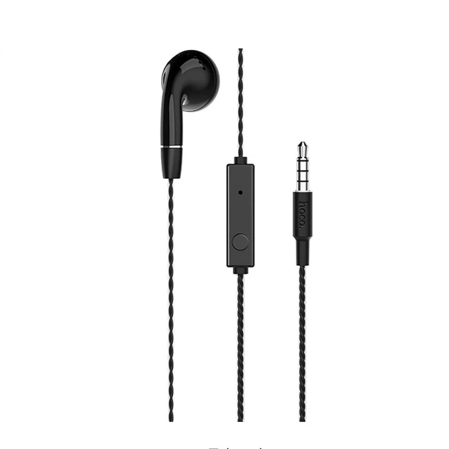 Навушник Hoco M61 Nice tone single ear universal earphones with mic Black - Фото 1 Навушник Hoco M61 Nice tone single ear universal earphones with mic Black - зображення 1