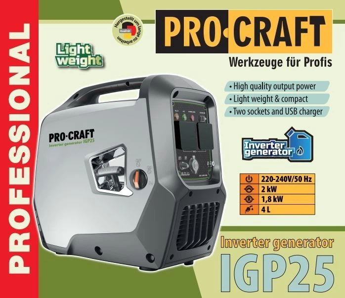 Инверторный генератор бензиновый Procraft IGP25 (2 кВт) - изображение 15