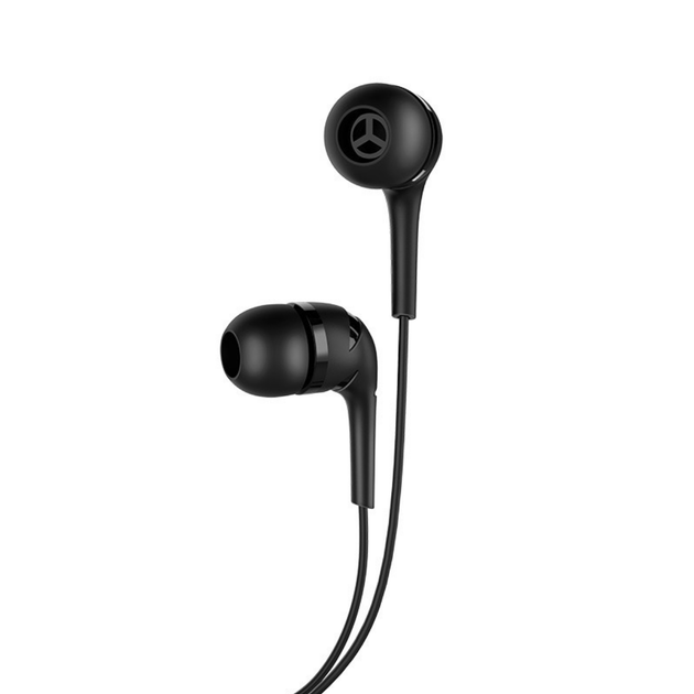 Наушники Hoco M40 Prosody universal earphones with microphone Black - Фото 1 Наушники Hoco M40 Prosody universal earphones with microphone Black - изображение 1