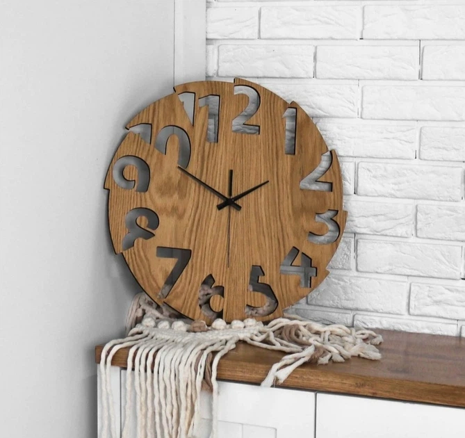 hahaha様　レコードラック　ミッドセンチュリー　ポストモダン　スペースエイジ Настенные часы Moku OSAKA (48 x 48 см) деревянные – купить онлайн