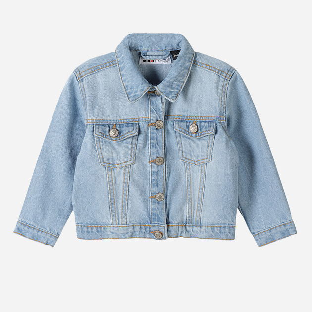Подростковая джинсовая куртка для девочки Minoti 14jacket 1 38847TEN 158-164 см Синяя (5063025096903) - Фото 3 Подростковая джинсовая куртка для девочки Minoti 14jacket 1 38847TEN 158-164 см Синяя (5063025096903) - изображение 3