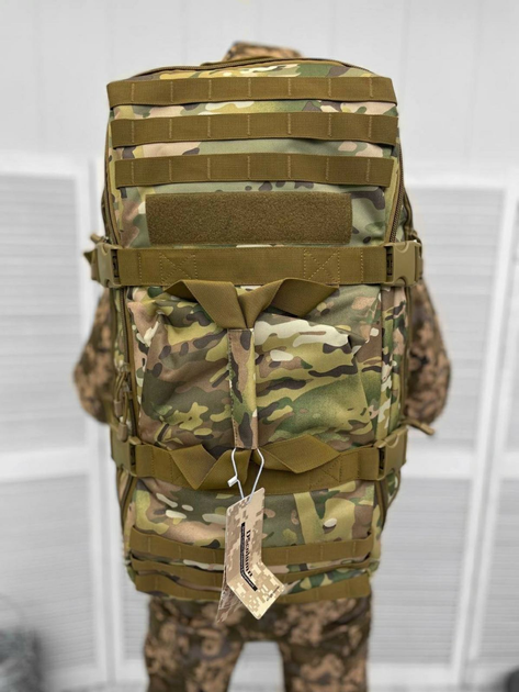 Рюкзак тактический сумка трансформер Large Assault Pack MC Multicam 65 л - изображение 1