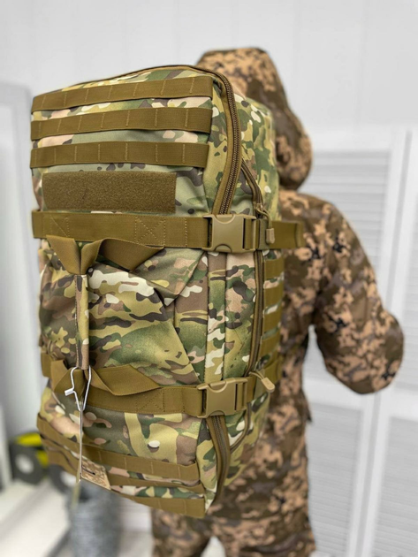 Рюкзак тактический сумка трансформер Large Assault Pack MC Multicam 65 л - изображение 2