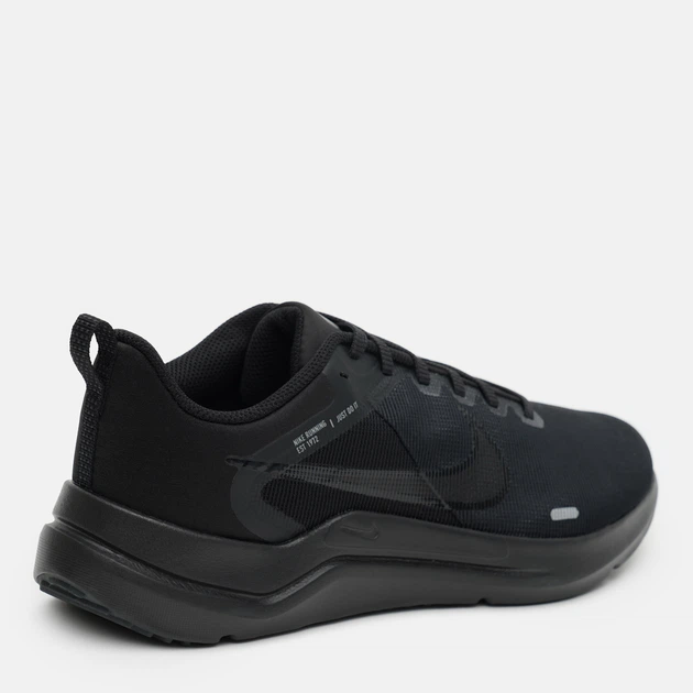 Buty do biegania męskie Nike Downshifter 12 DD9293-002 41 (8US) 26 cm Czarne (195869167886) - obraz 4