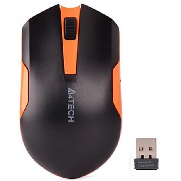 Мышка A4Tech G3-200N Black+Orange - изображение 5