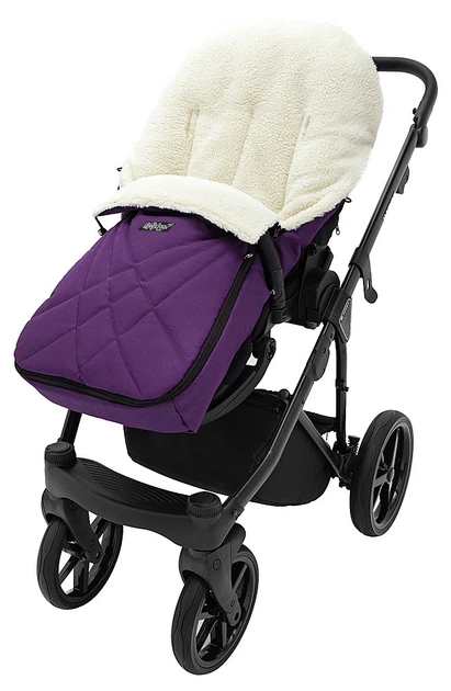Зимовий конверт Babyroom Wool N-8 violet фіолетовий - зображення 4