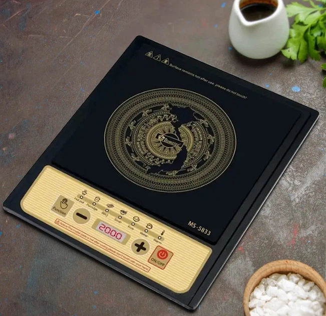 Электроплита индукционная одноконфорочная Domotec MS-5833 2000W черный - изображение 3