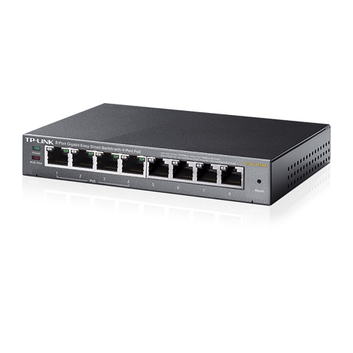 Коммутатор TP-Link TL-SG108PE управляемый 8x10/100/1000 RJ45 - Фото 2 Коммутатор TP-Link TL-SG108PE управляемый 8x10/100/1000 RJ45 - изображение 2