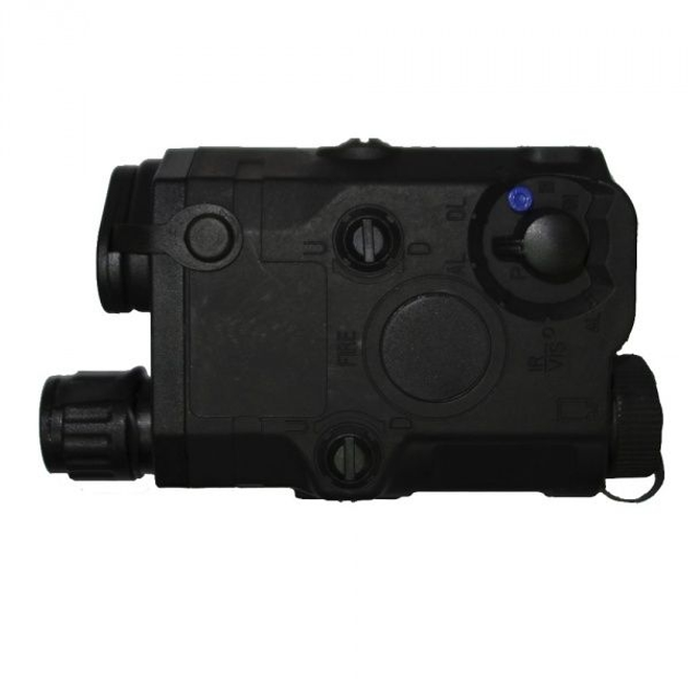 TMC AN/PEQ-15 Battery Case with Red Laser Sight BK - зображення 1