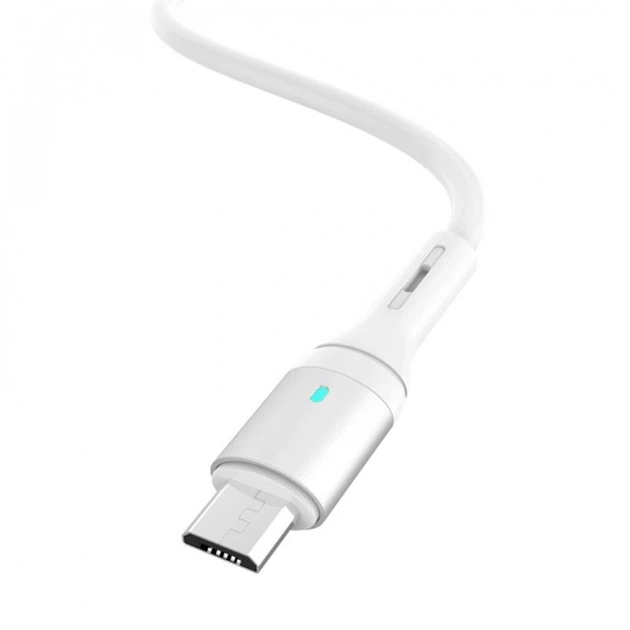 Кабель SkyDolphin S06V LED Smart Power USB-microUSB M/M 1 м, 3 А(DL_7407BD1E199C) - Фото 2 Кабель SkyDolphin S06V LED Smart Power USB-microUSB M/M 1 м, 3 А(DL_7407BD1E199C) - изображение 2