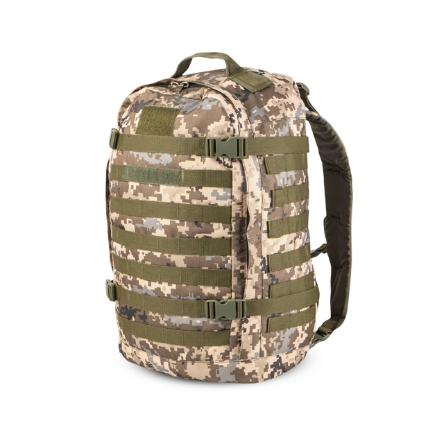 РБИ тактический штурмовой военный рюкзак RBI. Объем 32 литра. Цвет пиксель ВСУ. - изображение 2