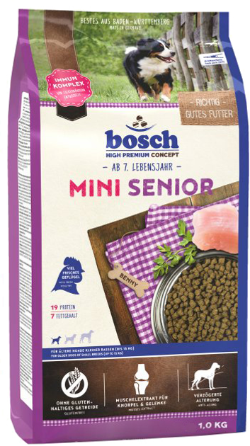 Sucha karma dla psów BOSCH 5215001 HPC Mini Senior 1 kg (4015598013529) - obraz 1