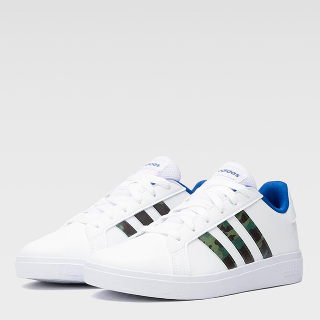 Підліткові кеди для хлопчика Adidas GV6796 36 Білі (5904862420561) - зображення 2